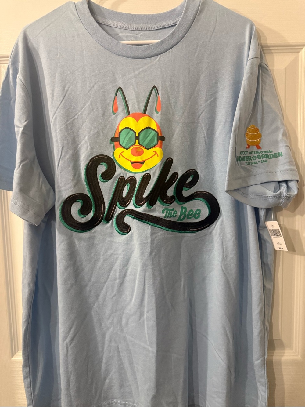 Disney Parks Spike The Bee T Shirt XL EPCOT Flower Garden Festival 2026 NWT